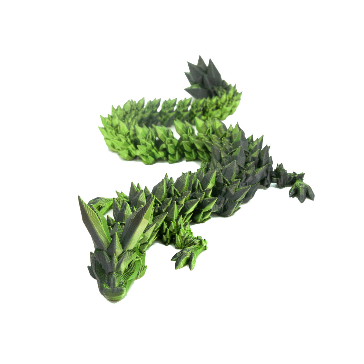 31cm Kryształowy Smok Emerald
