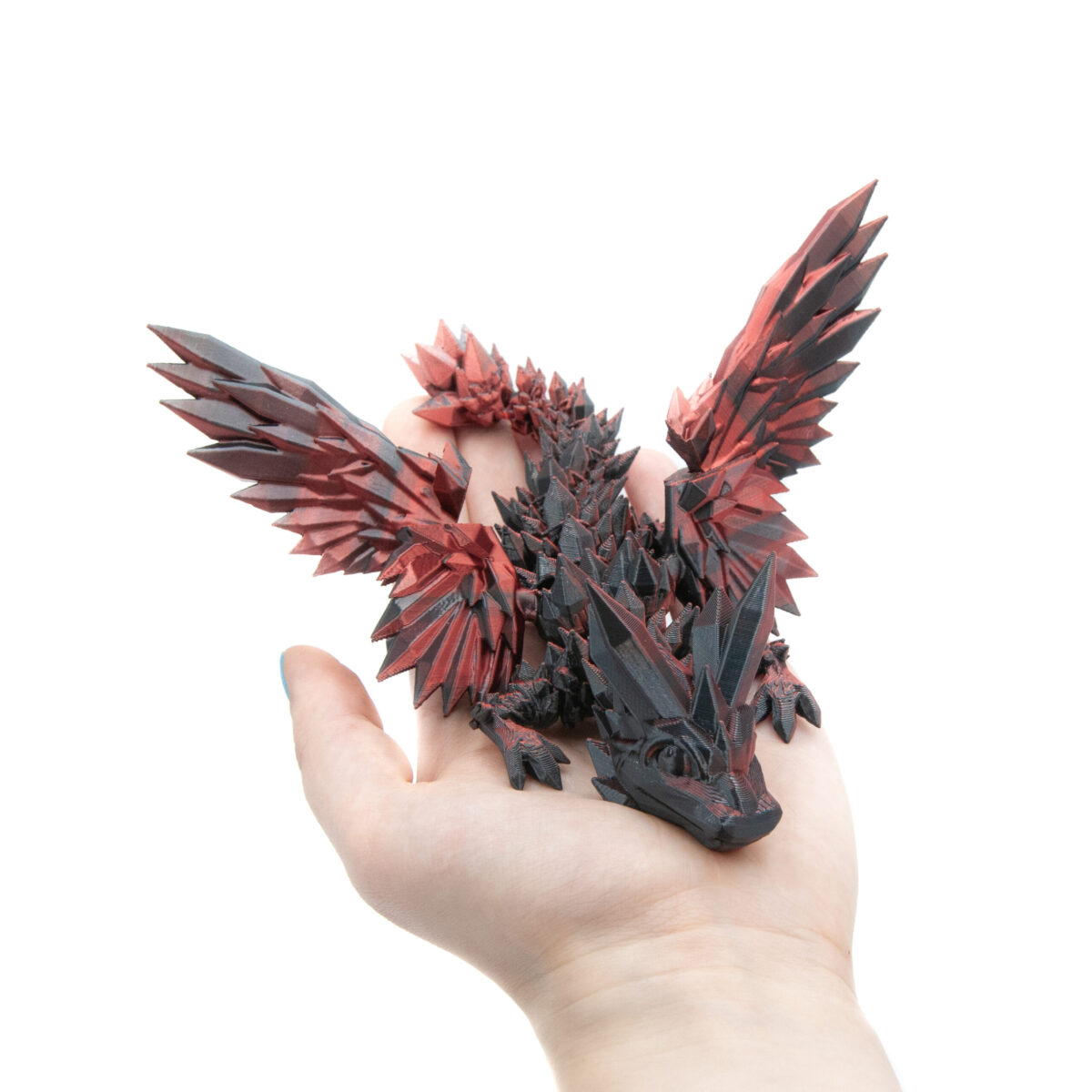 18cm Kryształowy Smok Inferno