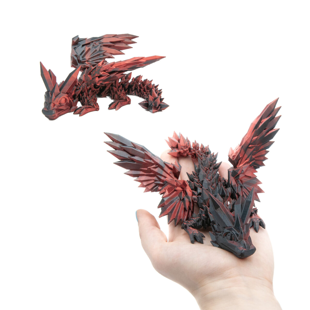 18cm Kryształowy Smok Inferno