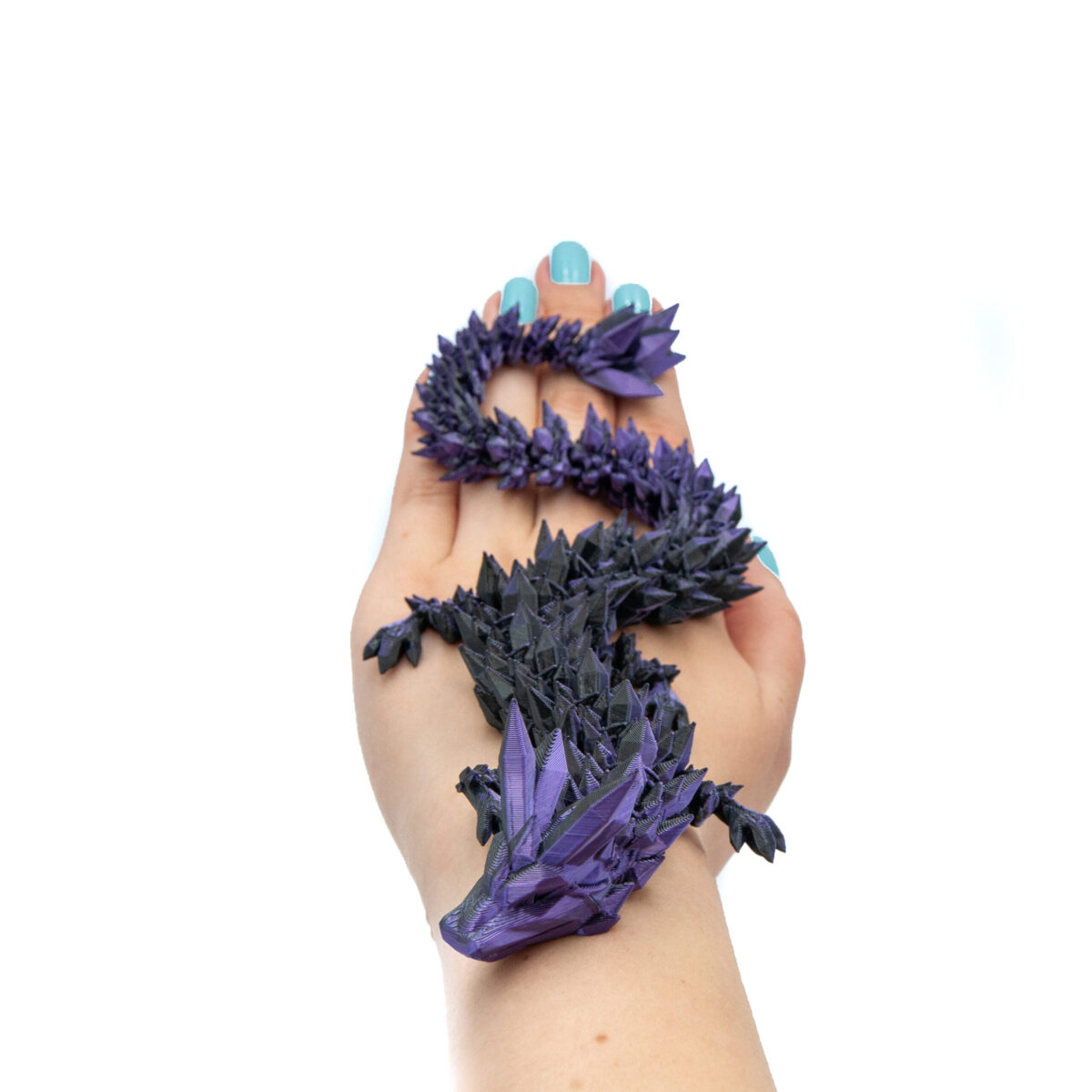 31cm Kryształowy Smok Amethyst