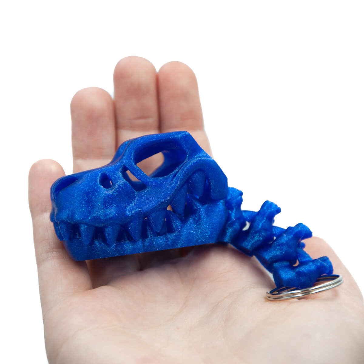 T-Rex Galaxy Blue Brelok