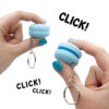 Clicker Makaronik Smerfowy Brelok