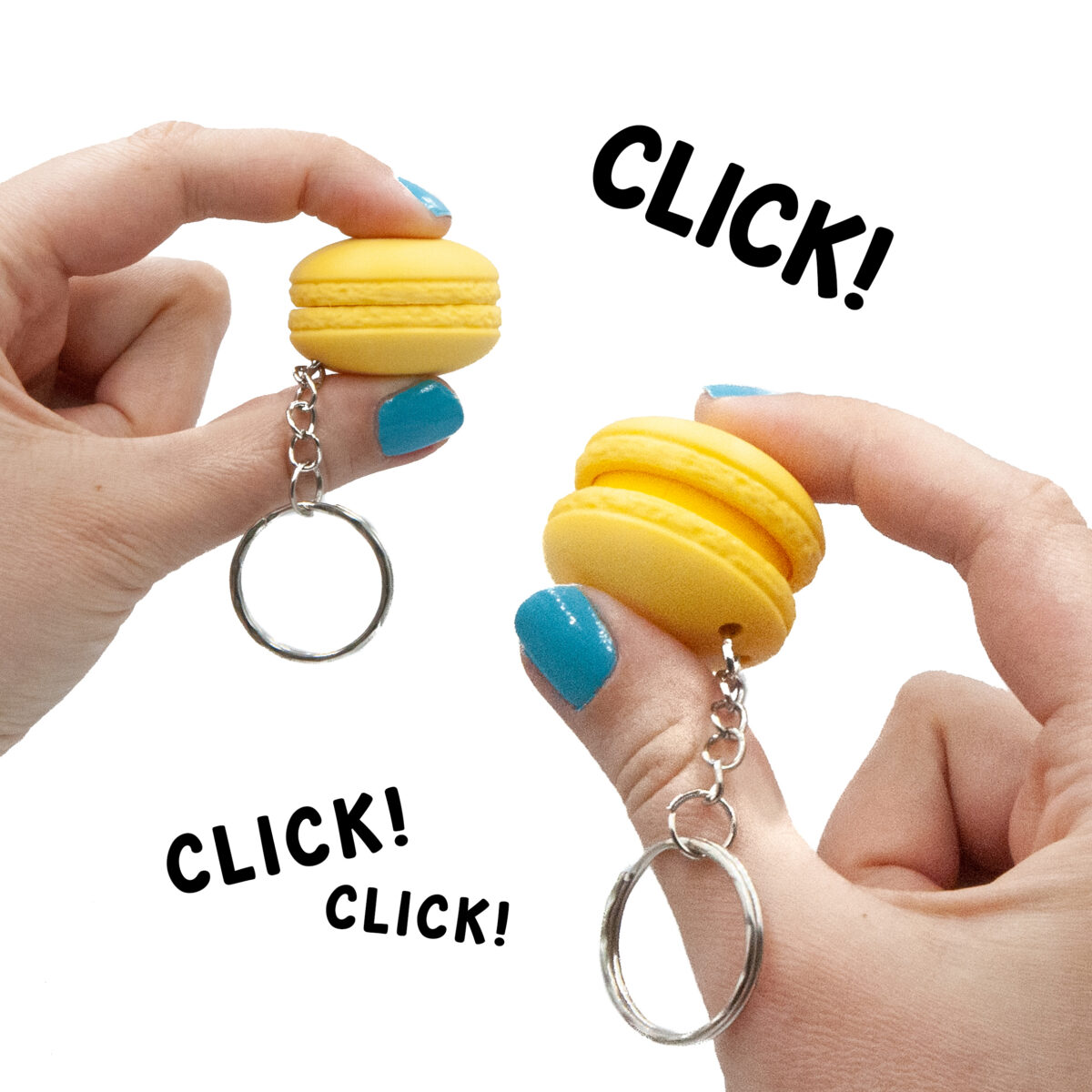 Clicker Makaronik Cytrynowy Brelok