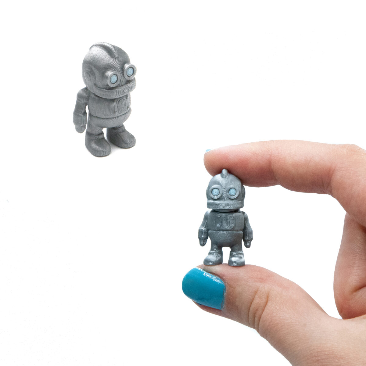 Srebrny Robot Minis