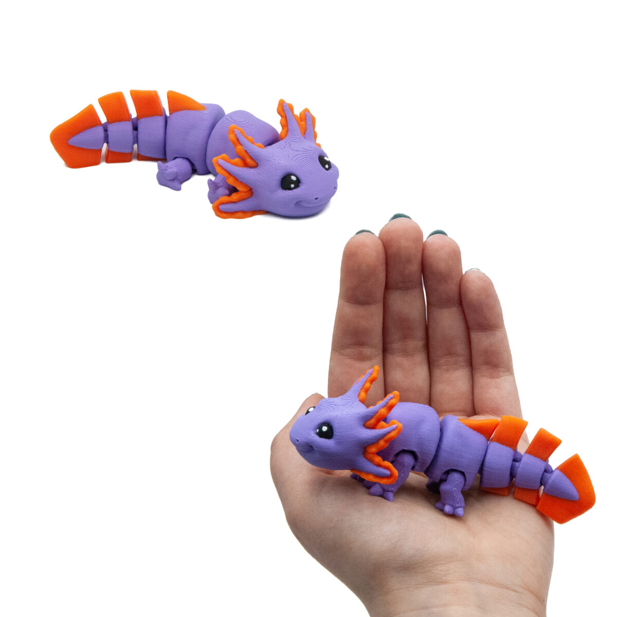 Baby Fioletowy Axolotl