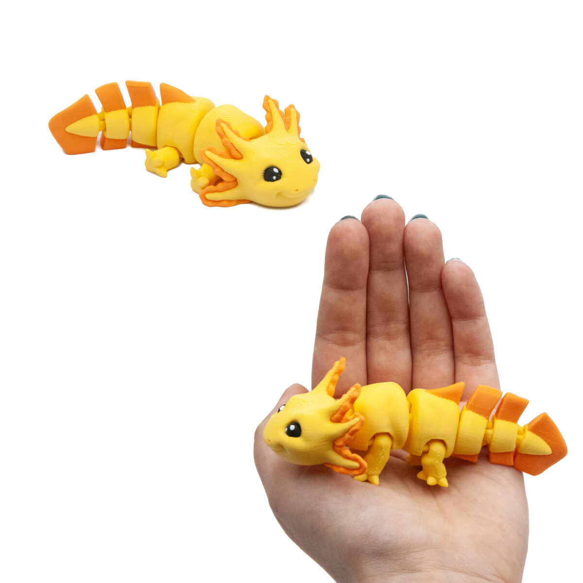 Baby Żółty Axolotl